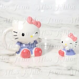 - HELLO KITTY FIGURAL MUG AND FIGURINE